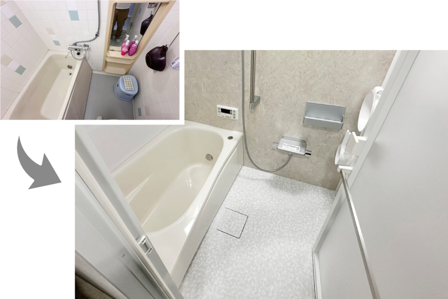 浴室交換の施工事例